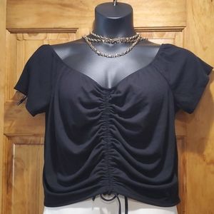 Forever 21 Black top with drawstring